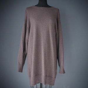 A cozy and warm hot chocolate sweater/ dress